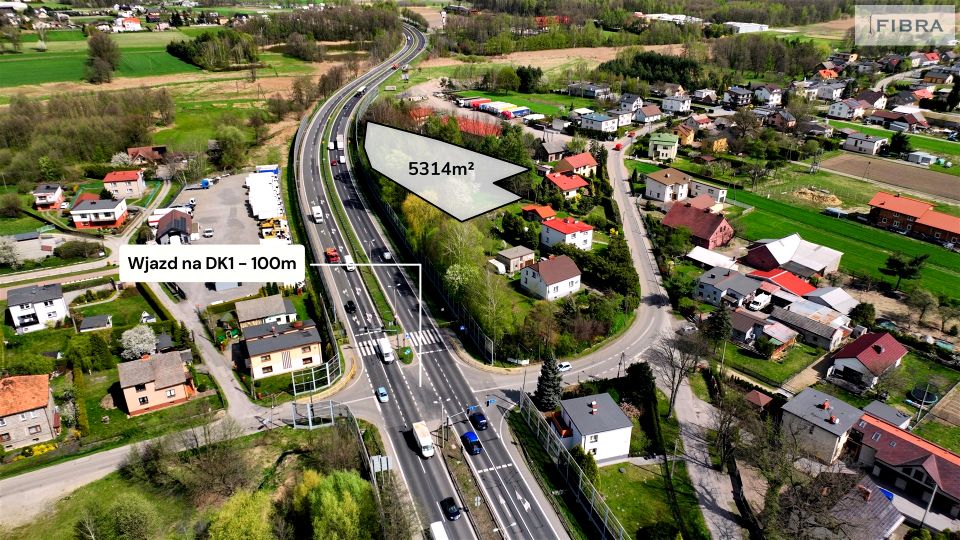 Działka inwestycyjna Pszczyna