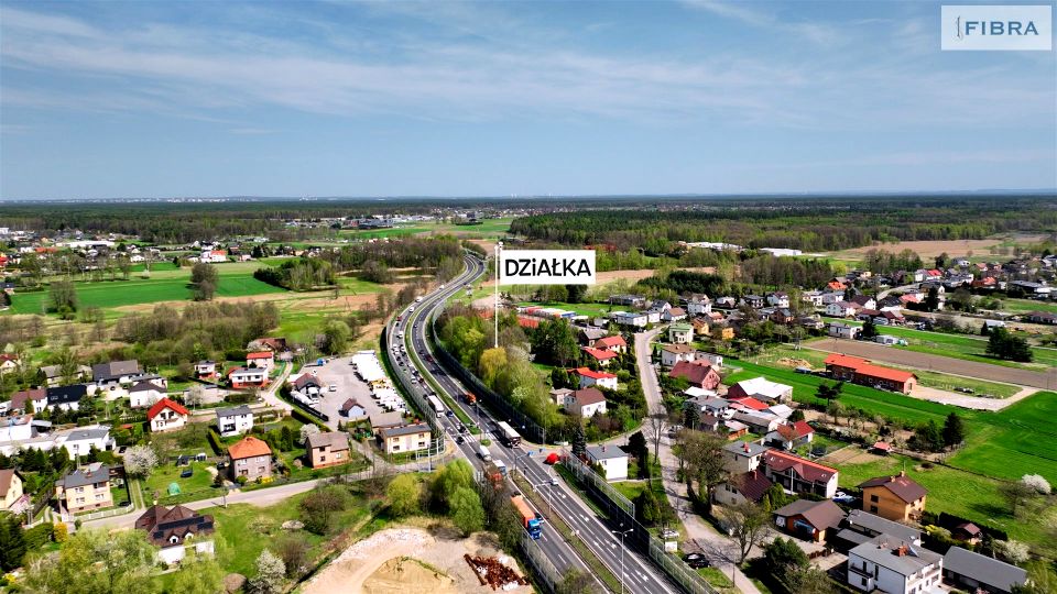 Ogrodzona działka sprzedam