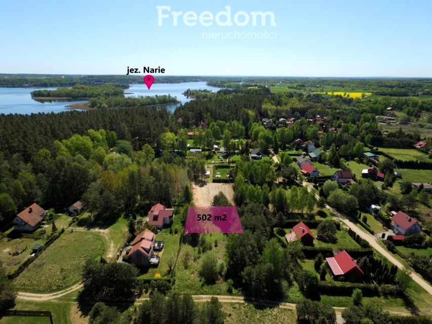 Działka przy lesie