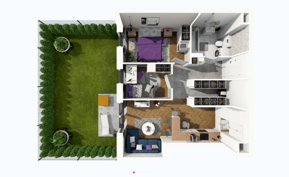 Mieszkanie blok mieszkalny przy lesie