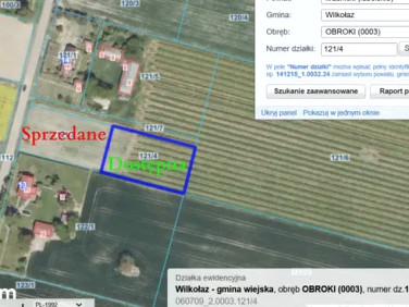 Działka budowlana Obroki