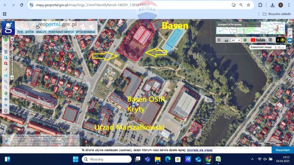 Działka usługowa Ciechanów