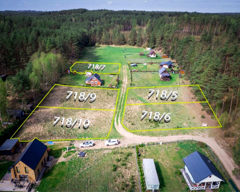 Działka nad jeziorem
