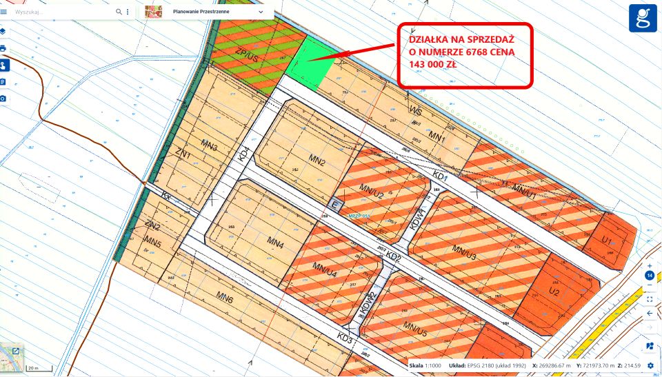 Działka budowlana Sokołów Małopolski