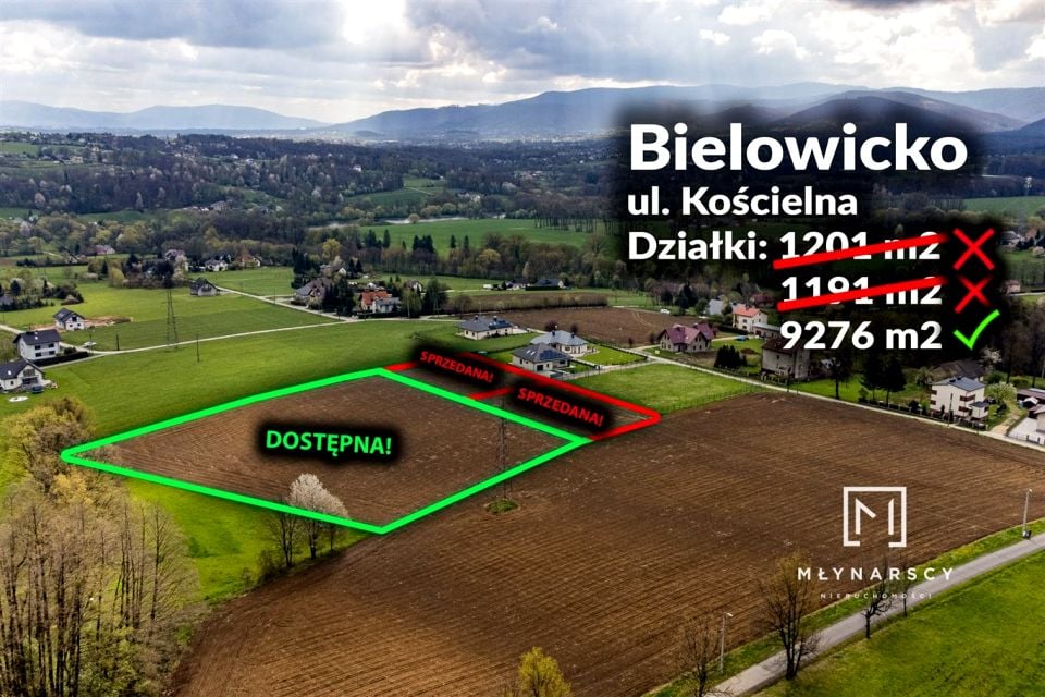 Działka budowlano-rolna Bielowicko sprzedam