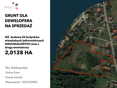 Działka inwestycyjna Nochowo