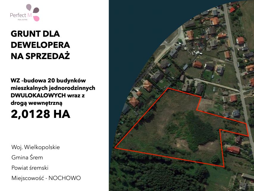 Działka inwestycyjna Nochowo