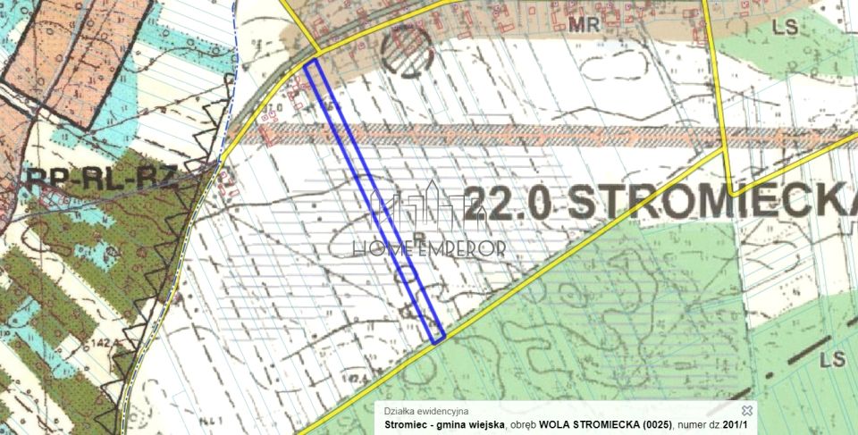 Działka siedliskowa Stromiecka Wola