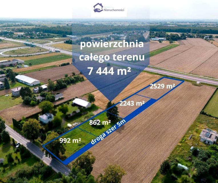 Działka budowlano-rolna Marynin sprzedam