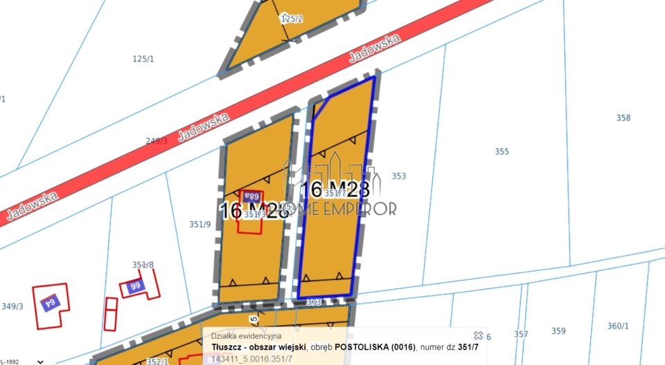 Działka budowlana Postoliska