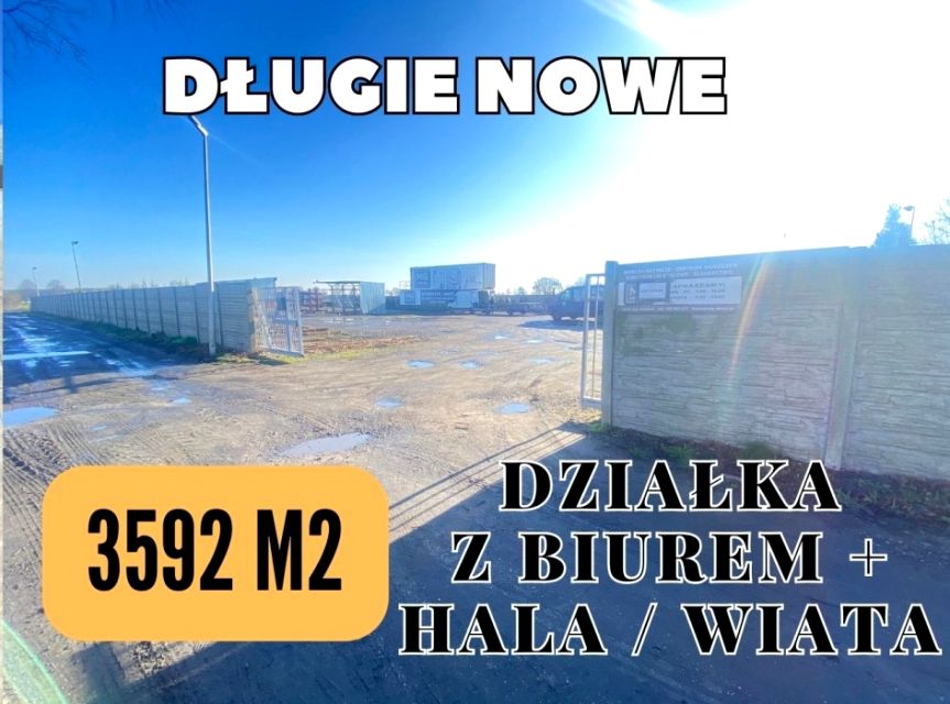 Działka inwestycyjna Długie Nowe