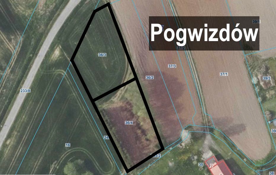 Działka budowlana Pogwizdów