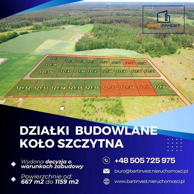 Działka budowlana Rudka