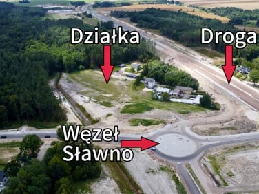 Działka usługowa Sławno
