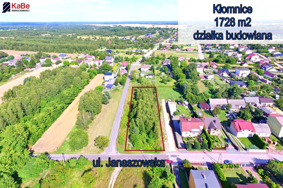 Działka budowlana Kłomnice