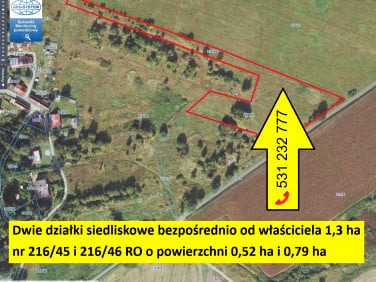 Działka siedliskowa Szczecinek
