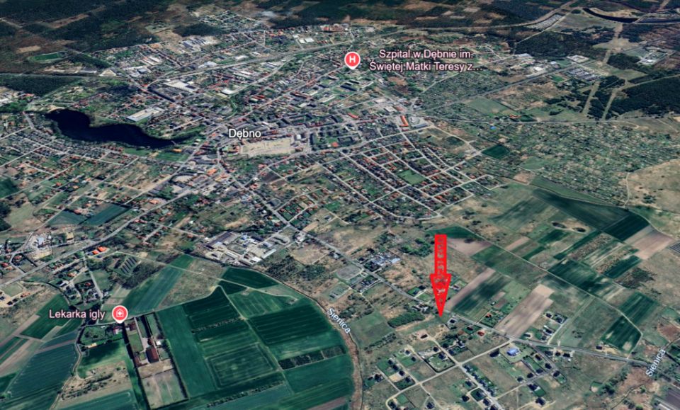 Działka Dębno