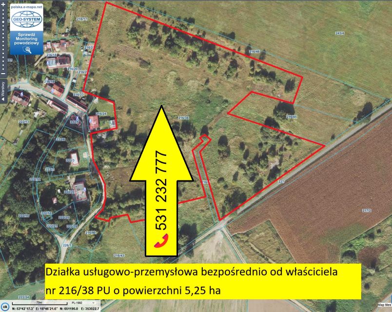 Działka przemysłowa Szczecinek
