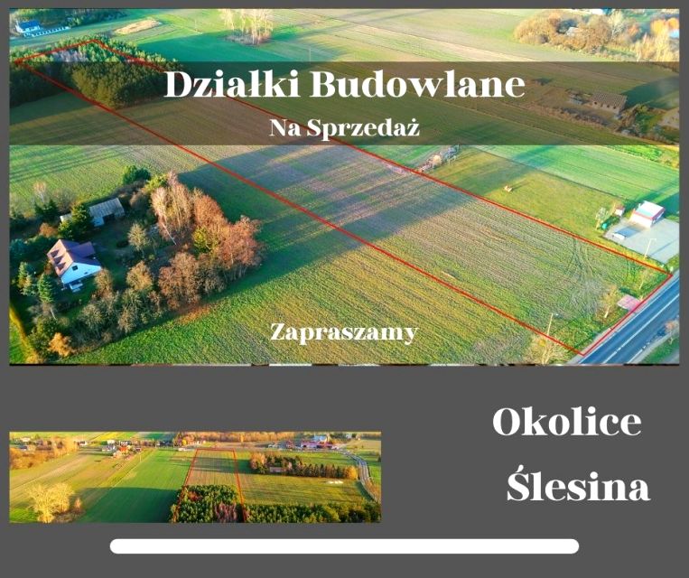 Działka budowlana Ślesin