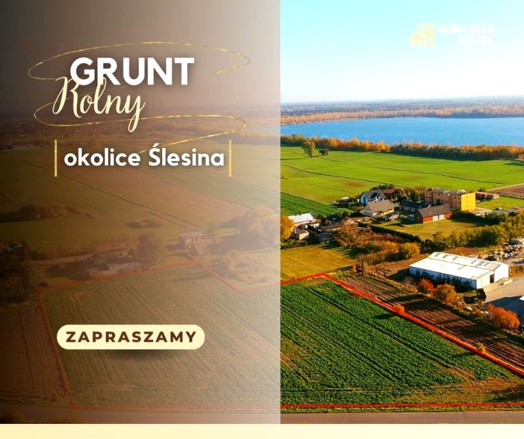 Działka rolna Ślesin