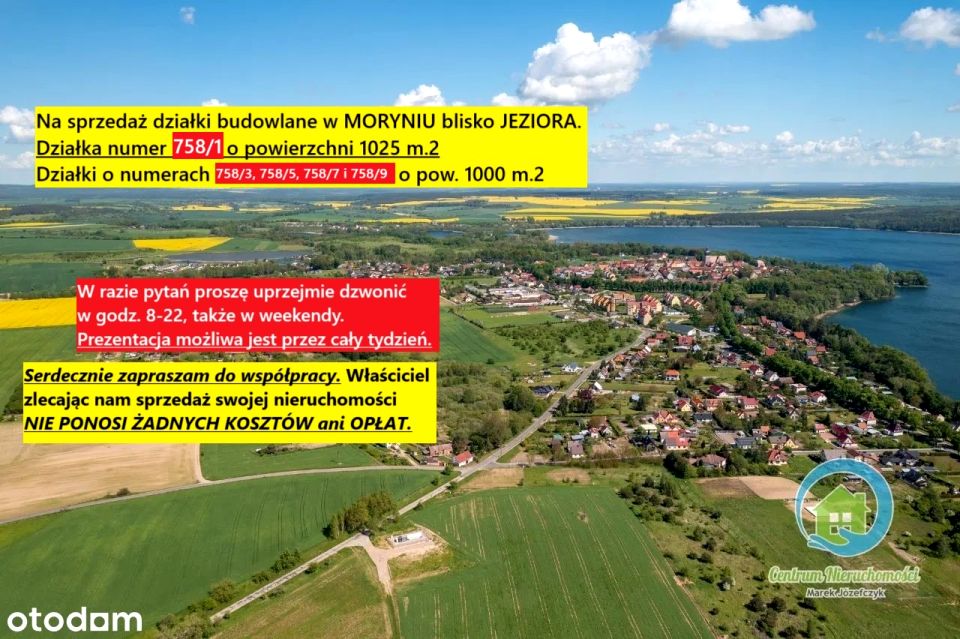 Działka budowlana Moryń sprzedam