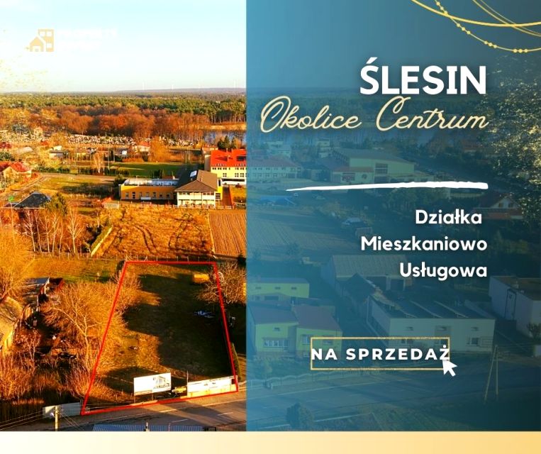 Działka budowlana Ślesin