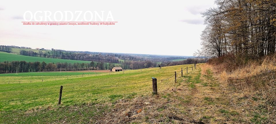 Działka budowlano-rolna Ogrodzona