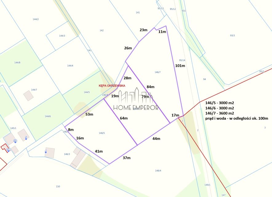 Działka budowlana Kępa Okrzewska