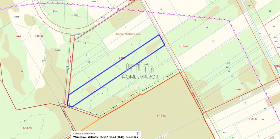 Pusta działka Warszawa