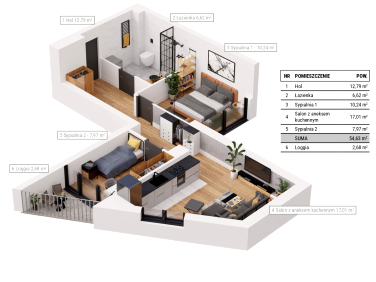 Mieszkanie apartamentowiec sprzedaż