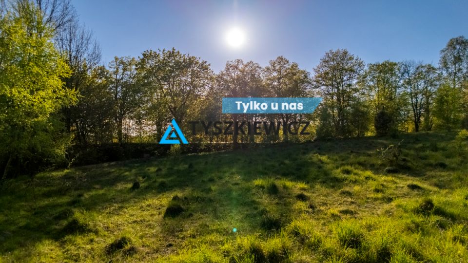 Działka przy lesie