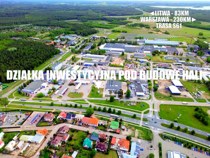 Zabudowana działka Ełk