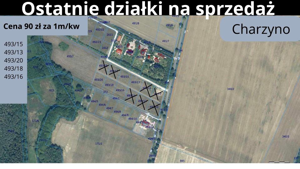 Działka budowlana Charzyno