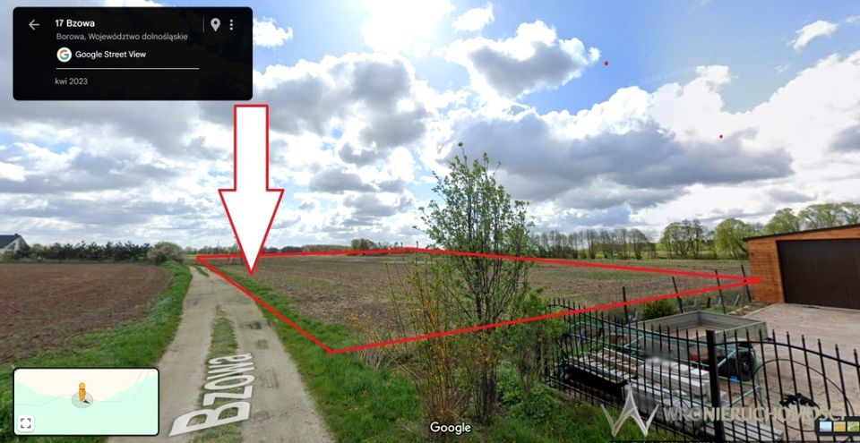 Działka budowlana BOROWA