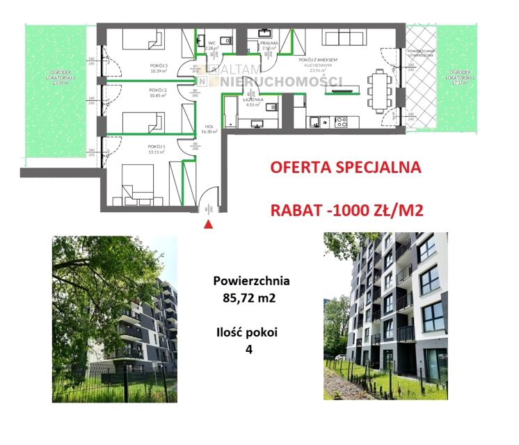 Mieszkanie blok mieszkalny Kraków