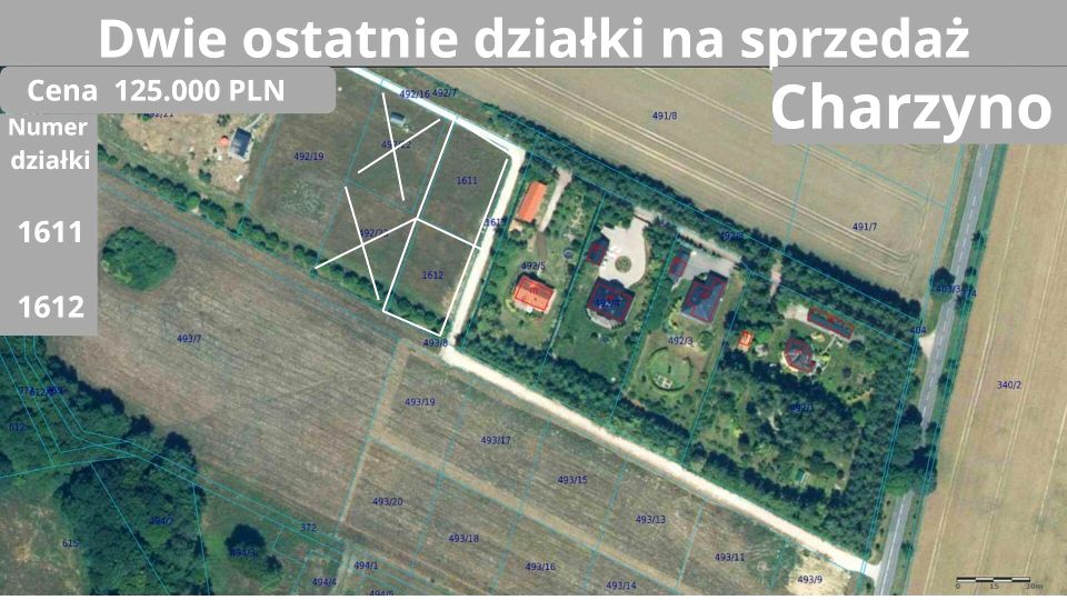 Działka budowlana Charzyno