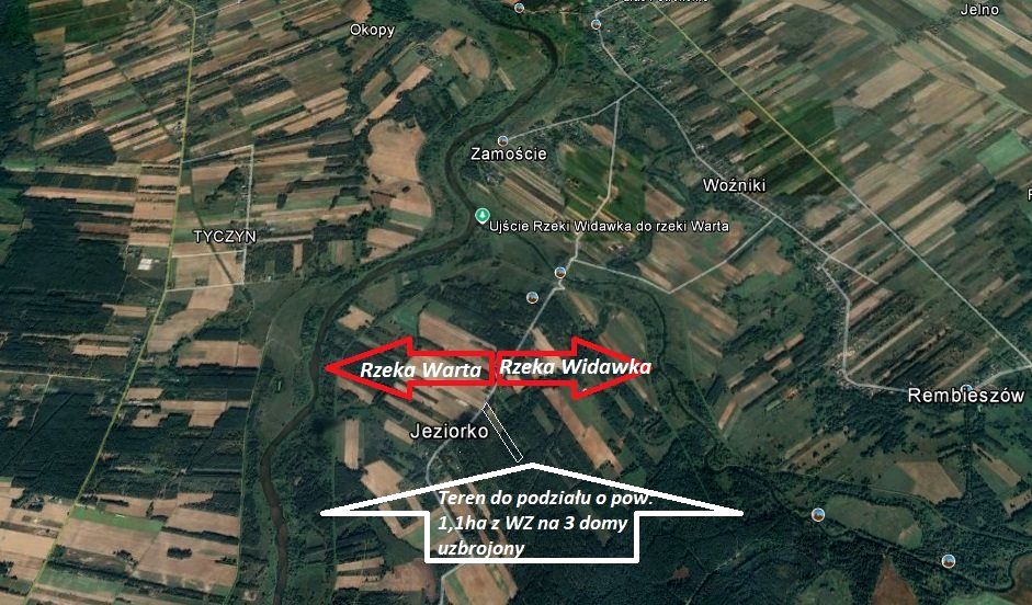 Działka Jeziorko