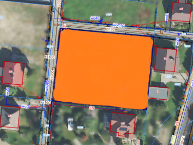 Ogrodzona działka sprzedam