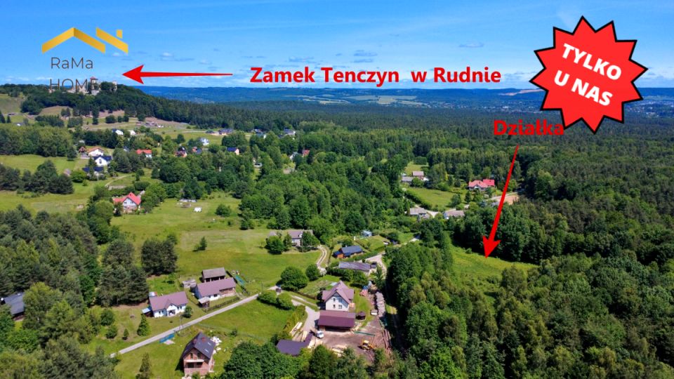 Działka budowlana Rudno