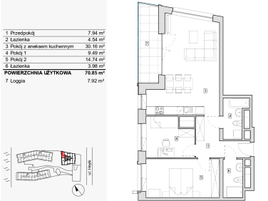 Mieszkanie apartamentowiec sprzedaż