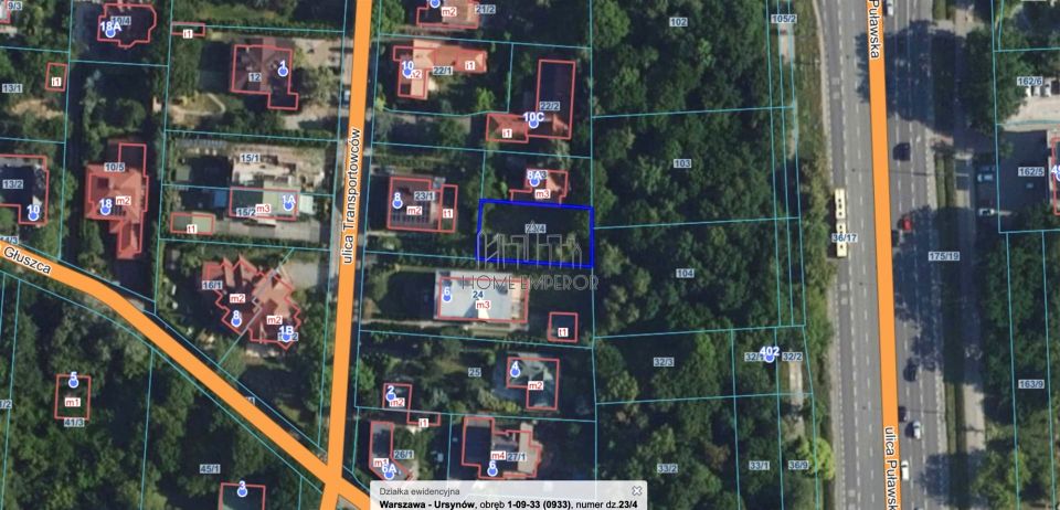 Ogrodzona działka Warszawa