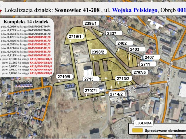 Działka usługowa Sosnowiec