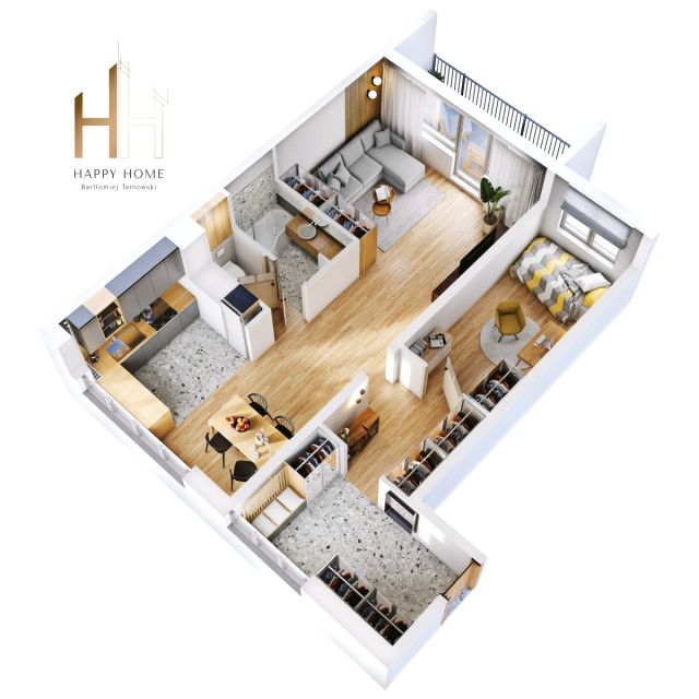 Mieszkanie przy lesie