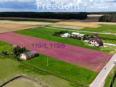 Działka przy lesie
