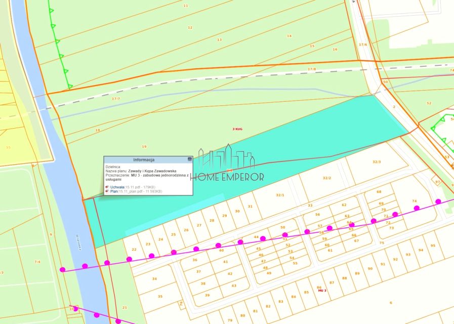 Działka usługowa Warszawa