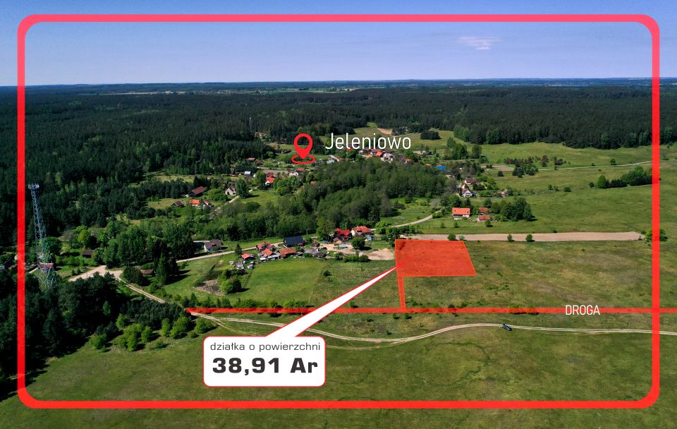 Działka budowlana Jeleniowo