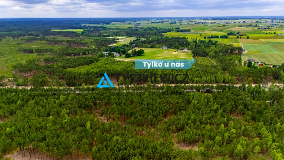 Działka przy lesie