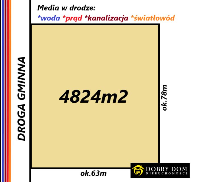 Działka budowlana Żółtki-Kolonia