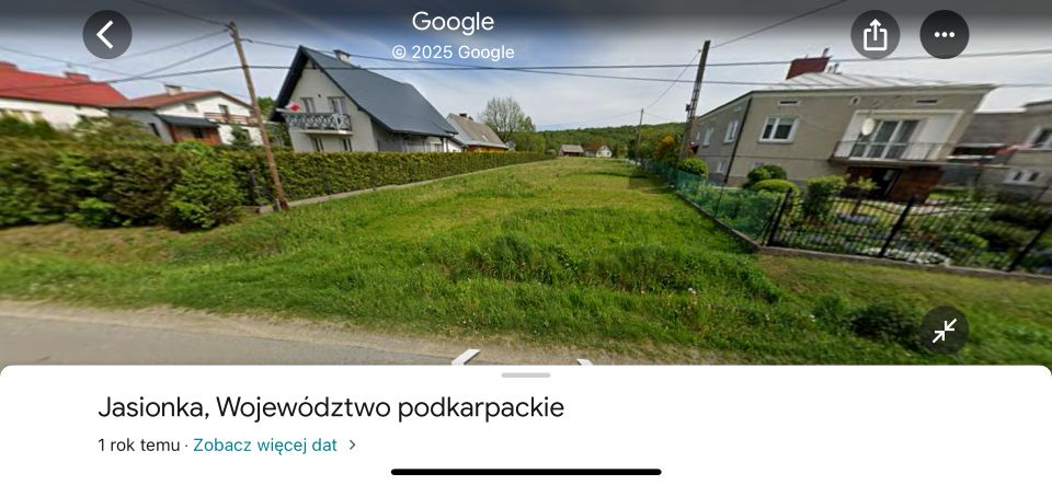 Działka budowlana Jasionka