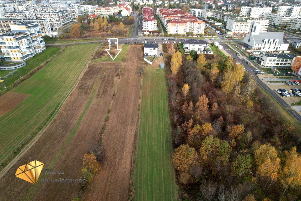 Działka przy lesie